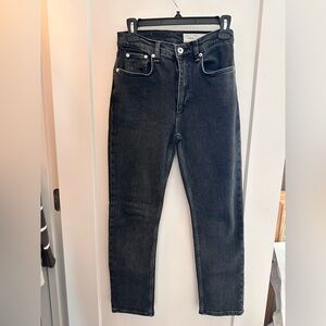 rag & bone Wren High Rise Slim Straight Jeans (25)